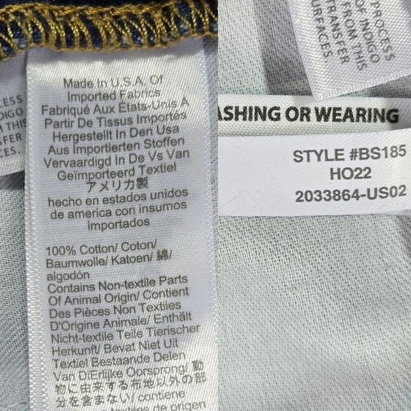 Point Sur J. Crew Limited Edition Nipped Straight Jean Raw Hem BS185 100% Cotton - Picture 10 of 12